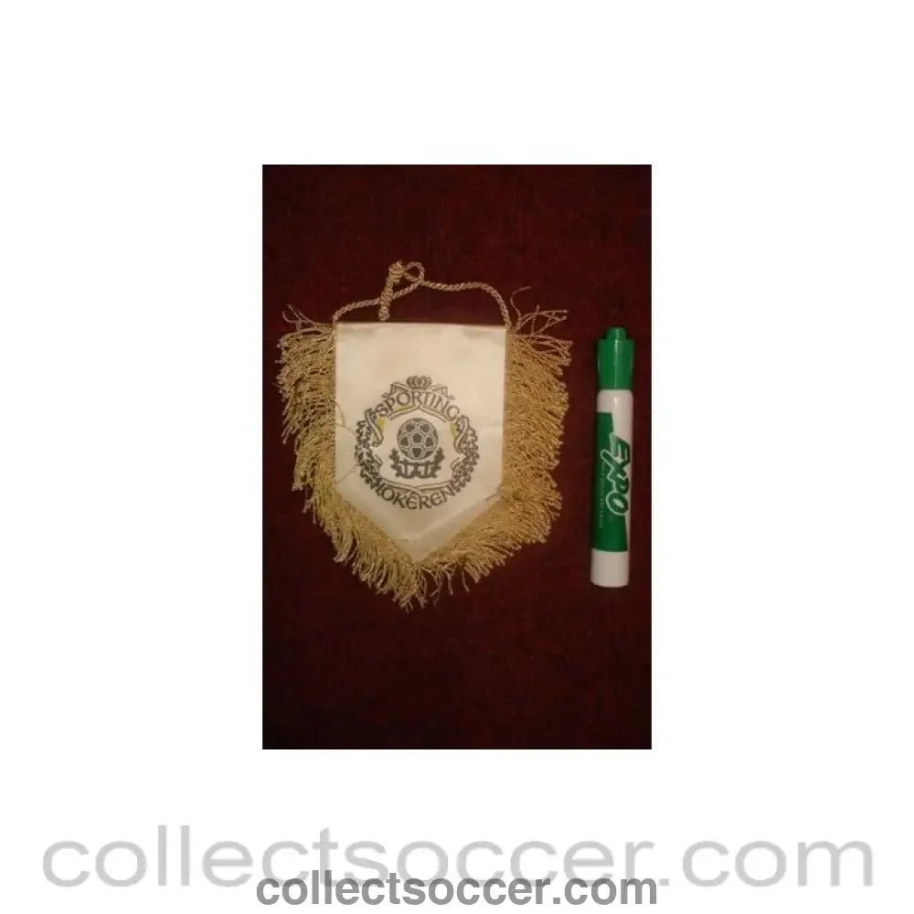 Sporting Lokeren Pennant once property of the football referee Neil Midgley - Collect Soccer