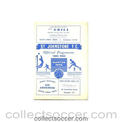 St. Johnstone v Celtic official programme - Collect Soccer