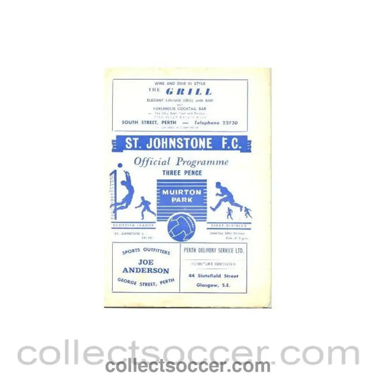 St. Johnstone v Celtic official programme - Collect Soccer