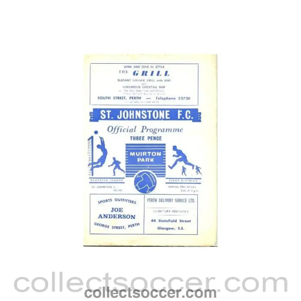 St. Johnstone v Celtic official programme - Collect Soccer