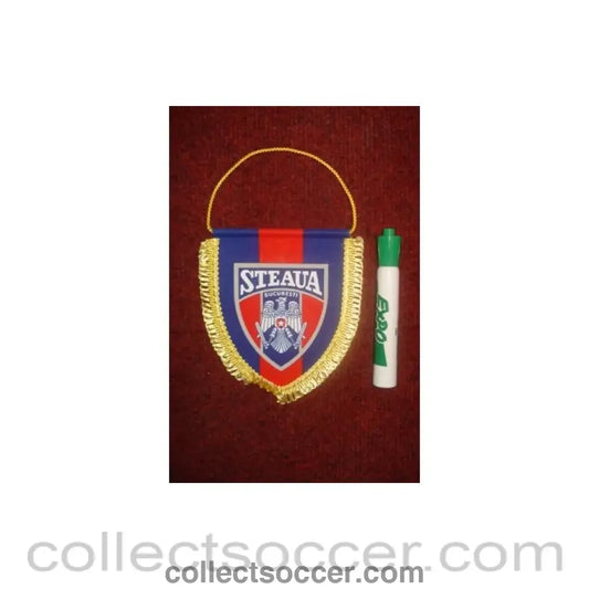 Steaua Bucurest Rumania Pennant once property of the football referee Neil Midgley
