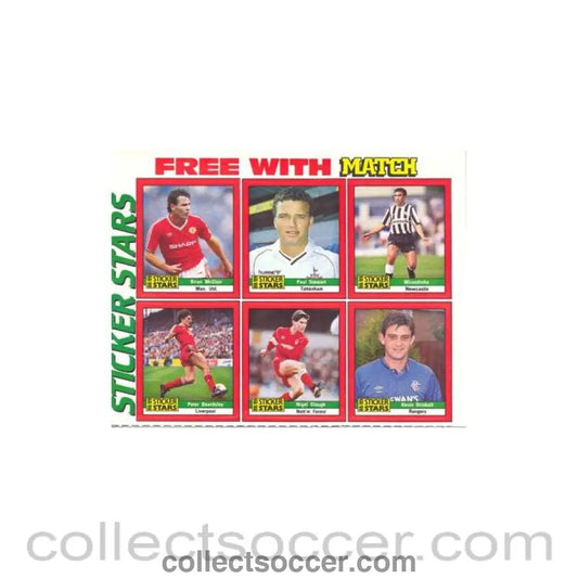 Sticker Stars - 6 stickers - Collect Soccer