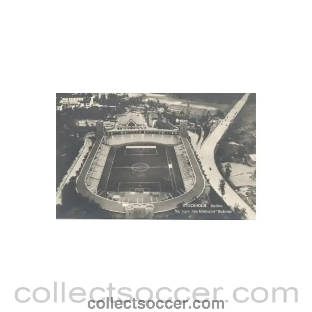 Stockholn Stadium postcard of an unknown date