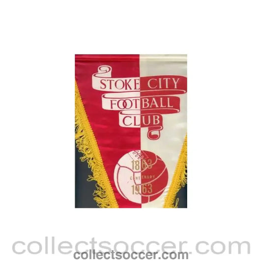 Stoke City Match Used Pennant