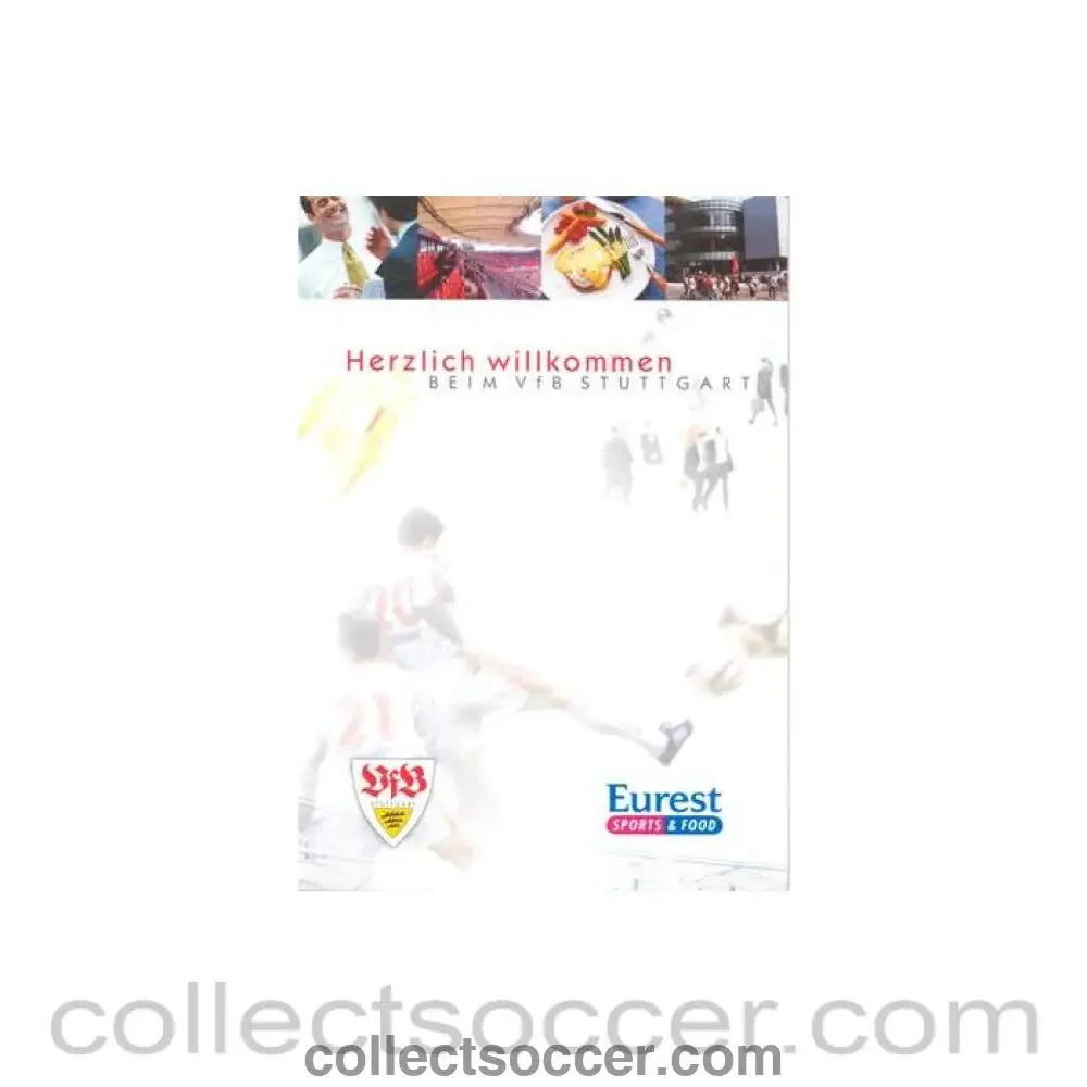 Stuttgart FC menu cover
