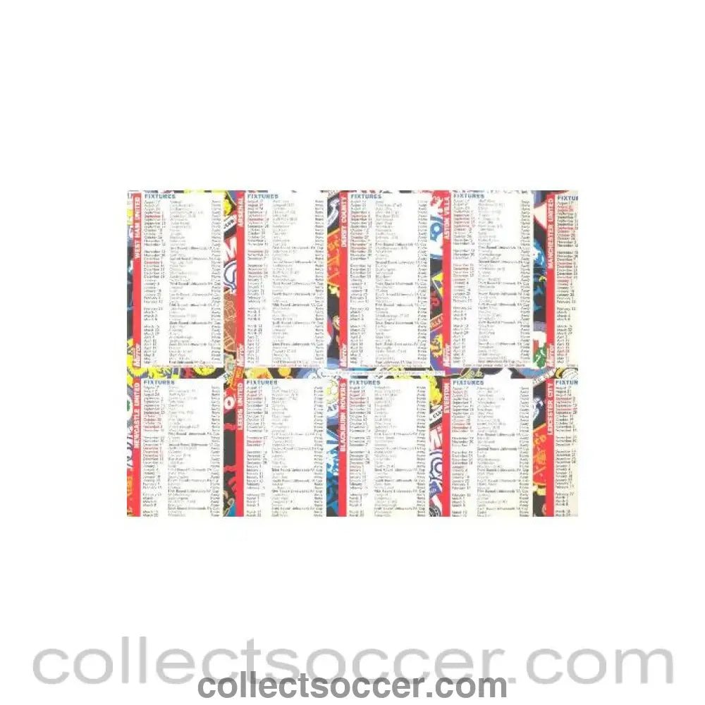 Sunday Mirror Fixtures - Collect Soccer