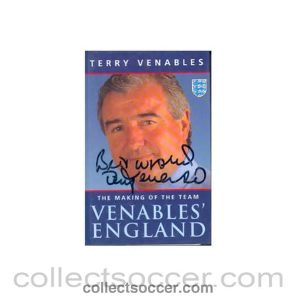 Terry Venables Signed Book - Collect Soccer