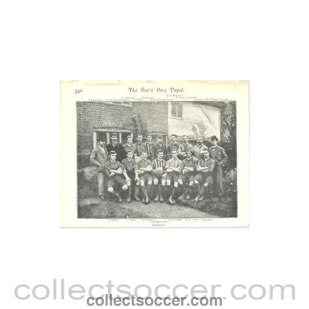 The Boy’s Own Paper - Polytechnic Team Photograph