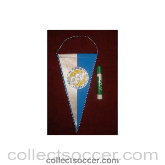 The East Germay Football Association Pennant once property of the football referee Neil Midgley