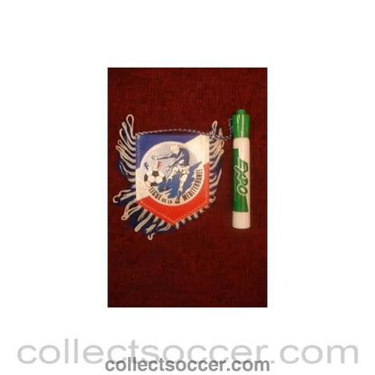 The French Mediterranean Football League Pennant once property of the football referee Neil Midgley - Collect Soccer