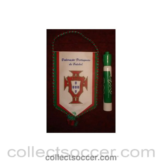 The Portugal Football Association small Pennant once property of the football referee Neil Midgley