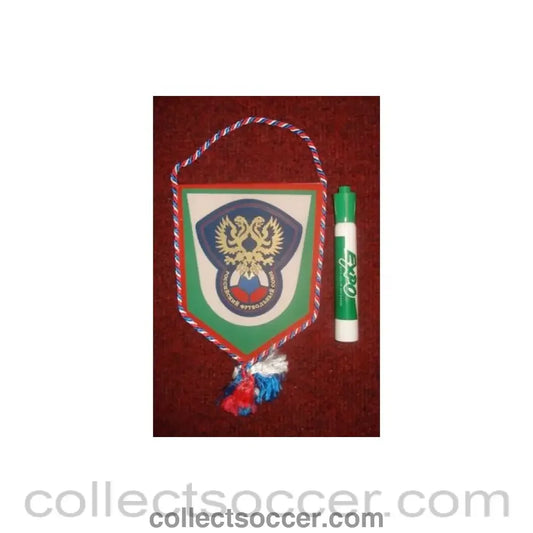 The Russian Football Association Pennant once property of the football referee Neil Midgley