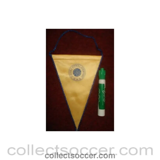 The Swedish Football Association small Pennant once property of the football referee Neil Midgley
