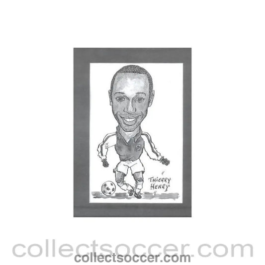Thierry Henry Caricature - Collect Soccer