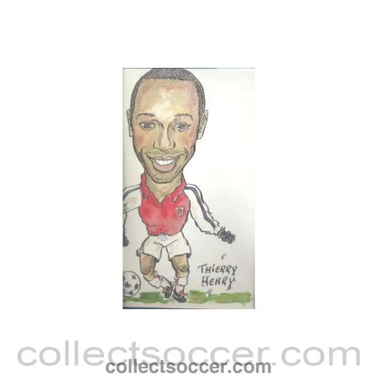 Thierry Henry Colour Caricature - Collect Soccer