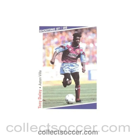 Tony Daley Aston Villa Shooting Stars Card