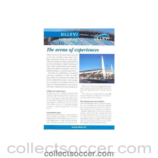 ULLEVI Gothenburg Stadium brochure - Collect Soccer