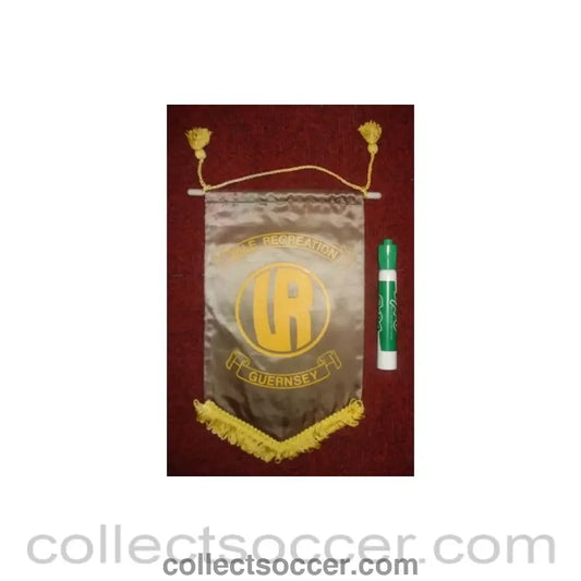 Vale Recreation Guernsey Pennant once property of the football referee Neil Midgley