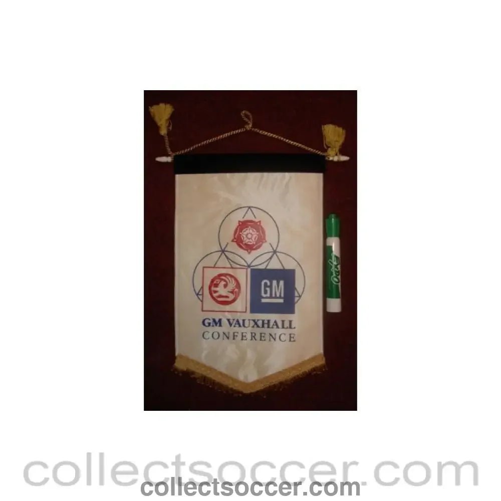 Vauxhall Conference Pennant once property of the football referee Neil Midgley - Collect Soccer