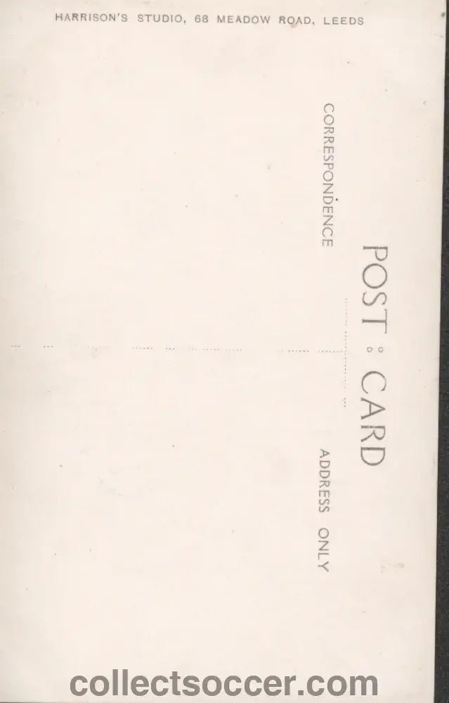 Very rare Leeds United (City) Signed Postcard - Collect Soccer