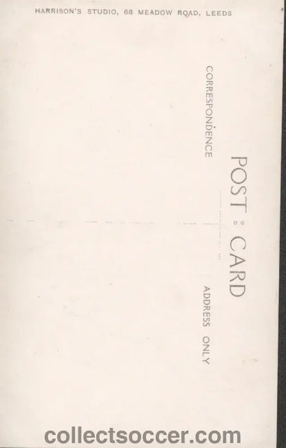 Very rare Leeds United (City) Signed Postcard - Collect Soccer