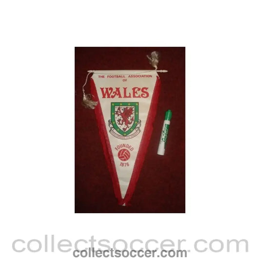 Wales FA Pennant once property of the football referee Neil Midgley