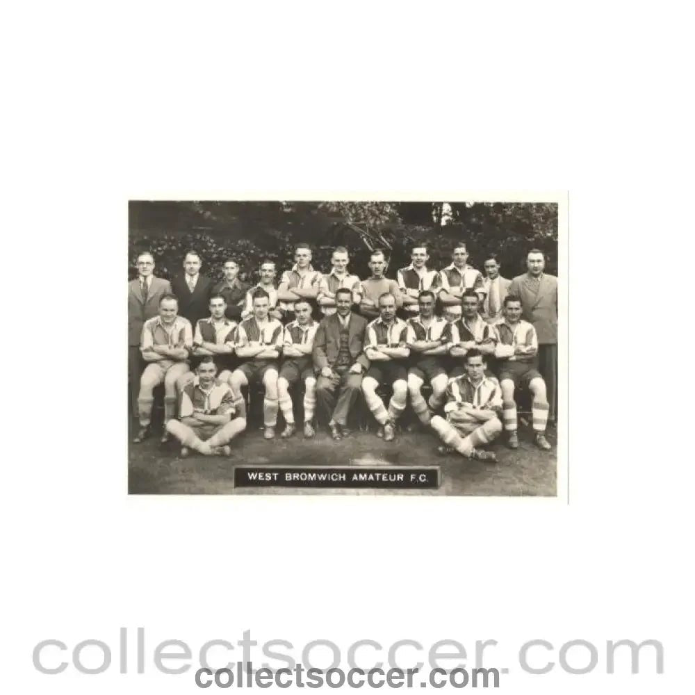 West Bromwich Amateur FC Photocard - Collect Soccer