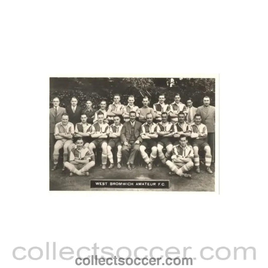 West Bromwich Amateur FC Photocard - Collect Soccer