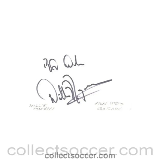 Willie Morgan original signature - Collect Soccer