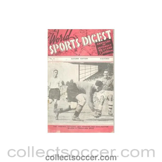 World Sports Digest magazine No:5 autumn edition of an unknown year