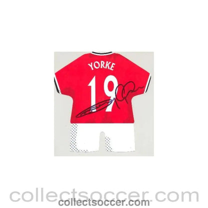 Yorke number 19 signed paper figure - Collect Soccer