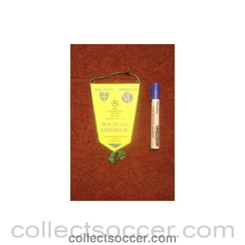Zilina v Chelsea Small Pennant - Collect Soccer
