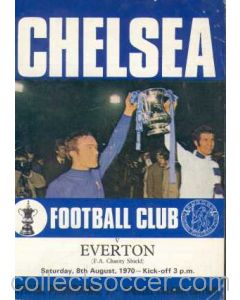 1970 Charity Shield Official Programme Chelsea v Everton 08/08/1970
