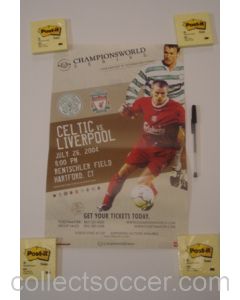 In the USA - Celtic v Liverpool Championsworld poster 26/07/2004
