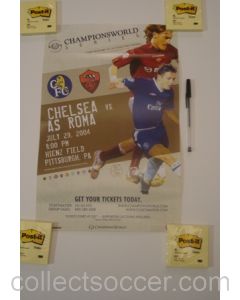 In the USA - Chelsea v Roma Championsworld poster 29/07/2004