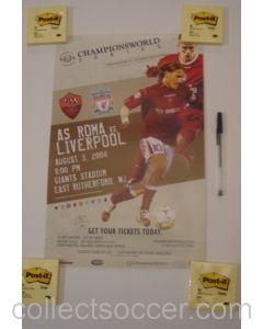 In the USA - Roma v Liverpool Championsworld poster 03/08/2004