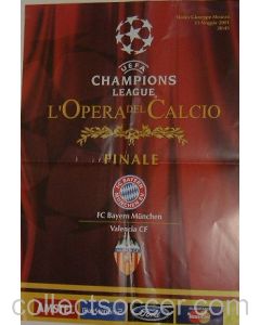 2001 Champions League Final Poster