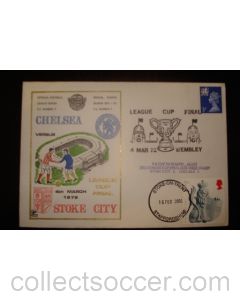 Chelsea v Stoke City First Day Cover 04/03/1972 League Cup Final