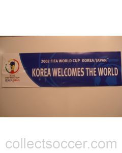 2002 World Cup very long sticker