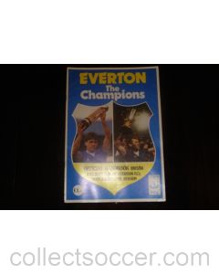 Everton Official Handbook 1985-1986