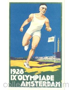 1928 IX. Olympic Games in Amsterdam colour postcard