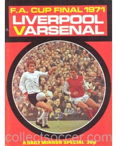 1971 FA Cup Final Daily Mirror brochure