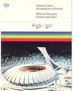 1976 Olympad Monreal - Official Olympic Routes and Sites guide