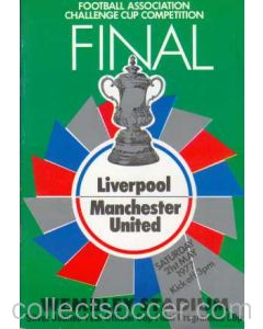 1977 FA Cup Final Programme Liverpool v Manchester United