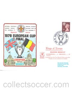 Liverpool v Bruges European Cup Final First Day Cover 10/05/1978