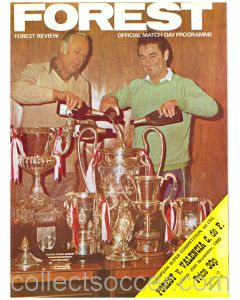 1979 Super Cup Final Football programme