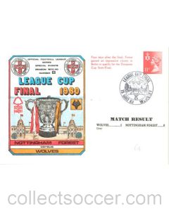1980 League Cup Final First Day Cover 15/05/1980