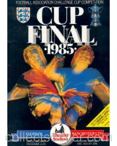 1985 FA Cup Final Programme Everton v Manchester United