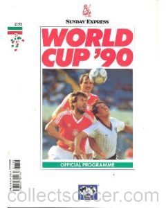 1990 World Cup UK Programme Edition