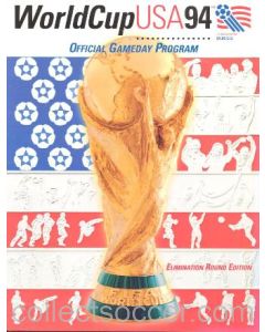 1994 World Cup Official Programme Elimination Round Edition
